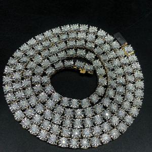 Nwaklace 10K สีเหลืองทองเทนนิสทรงกลมเพชร - Product Image 1