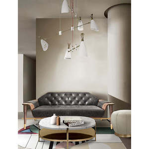 Curtis Chesterfield Chesterfield <b>Sofa</b> Tufted 3-Seater Living Room Furniture Wood <b>Material</b> Washable for Home or Apartment - Product Image 5