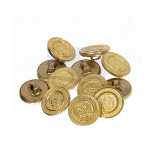 Premium Steel <b>Buttons</b> With Shiny Finish For Uniform Outfits Corrosion-Resistant Steel <b>Buttons</b> For Outerwear And Uniforms - Product Image 1
