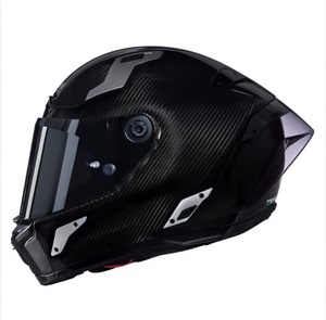 Casco de Motocicleta Integral de Fibra de Carbono – Casco de Carreras Aerodinámico Estilo Depredador con Doble Visor y Carcasa de Carbono, Equipo de Seguridad - Product Image 4