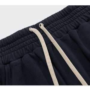 Pantalones cortos deportivos informales de cintura media para hombre, de secado rápido, transpirables, impermeables, patrón sólido con cintura elástica, servicio OEM disponible - Product Image 2