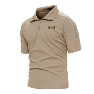 Camisa de Hombre de Corte Holgado, Tejido Sólido 100% Algodón, Ligera, Transpirable, Manga Corta, Cuello Clásico, Perfecta para - Product Image 1