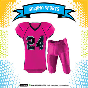 Uniforme de football américain sublimé avec impression et emballage de logo de conception personnalisée, - Product Image 6