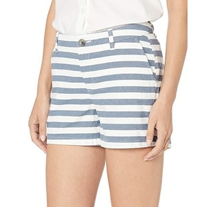 BD Pantalones cortos chinos de algodón de moda de verano para mujer Calidad Skinny Fit con estilo frontal plano Precio - Product Image 2