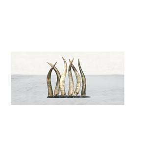 Paire de cornes décoratives de buffles naturels pour hôtels muraux et vaisselle Logo personnalisé Cornes de paires de buffles modernes à vendre - Product Image 3