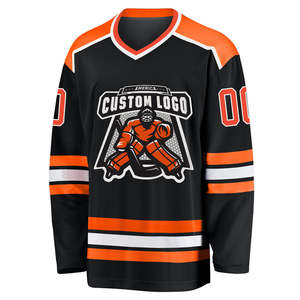 Diseña tu propio logotipo Jersey de hockey sobre hielo de alta calidad al por mayor Mejor calidad Precio barato Personalización - Product Image 2
