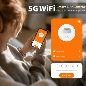Distributore Automatico di Cibo per Animali Domestici da 3L con WIFI, Consegna Rapida, Programmazione 10 Pasti, Display LCD, Design Portatile in Plastica con Alimentazione a Batteria - Product Image 3