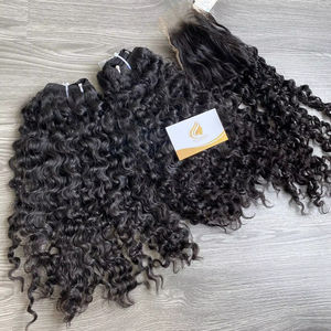 Gran oferta, paquetes de cabello Remy Virgen sin procesar, cutícula alineada, humano crudo, Vietnam, birmano, origen vietnamita, proveedor de cutícula alineada - Product Image 1