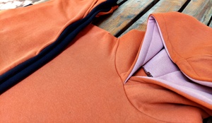 High Quality Custom Plaid Pullover <b>Hoodie</b> 100% Cotton <b>Women's</b> Slim Fit Spring Street Wear OEM Available - Product Image 5