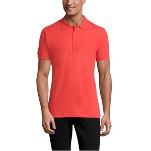 เสื้อโปโลสำหรับผู้ชายใส่สบายมากผ้าคอตตอน100% แห้งเร็วเสื้อเจอร์ซีย์แขนสั้นสีพื้น - Product Image 3