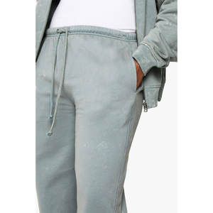 Pantalons de survêtement évasés pour femmes en gros, pantalons décontractés à jambes larges et amples, style streetwear coupe-vent - Product Image 4