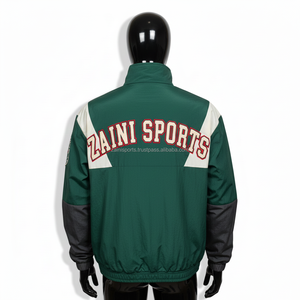 Veste coupe-vent en nylon premium pour femmes, 220 GSM, avec panneaux bicolores, doublure douce et logo brodé personnalisé, veste pour femmes - Product Image 2