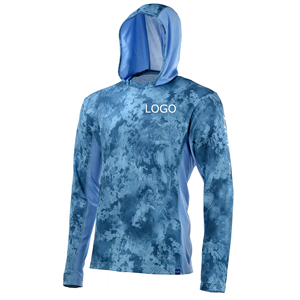 Nueva Camiseta de Pesca para Hombre de Alta Calidad con Diseño Personalizado, Protección Solar UPF 50+, Transpirable, de Secado Rápido, Manga Larga, con Capucha, 220g Plus - Product Image 5