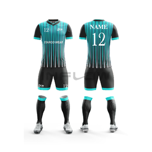 Haute qualité Thaïlande Football 100% Polyester Football Porter avec Lionel Messi & Ronaldo Joueur Nom & Numéro Miami maillot de football - Product Image 2