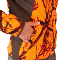 Veste safari en toile marron pour homme avec capuche, fermeture à boutons, résistante à l'eau, pour la chasse en plein air, à porter en automne