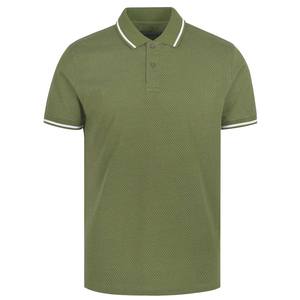 Polo de Golf para hombre de Algodón 100% con logotipo bordado, manga corta lisa, estampado de punto, diseño personalizable de talla grande - Product Image 1