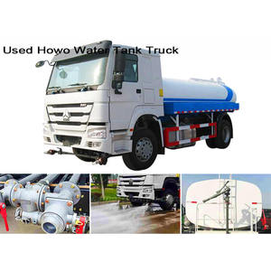 Camion-citerne d'eau Howo 4x2 d'occasion avec moteur diesel, réservoir en acier pour le stockage de GPL et d'huile - Product Image 5