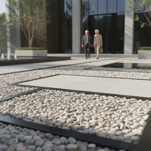 Thủ đá màu xám tự nhiên cobbles & sỏi 15/25mm hạt Kích thước 25 kg túi - Product Image 6