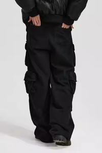 Pantalones cargo tácticos con múltiples bolsillos para hombre con estilo, pantalones holgados de calle - Product Image 6