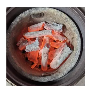 Wholesale Lychee White Charcoal Eco-Friendly High Heat Value No Smoke No Odor And Pollution Free Charcoal Briquettes