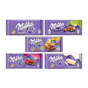 ราคาที่ดีที่สุดช็อกโกแลตนมรสหวานขนาด100กรัมช็อกโกแลต milkaa - Product Image 6