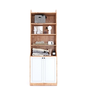 Armario Moderno Convertible de Madera de Caucho de Múltiples Niveles con Cajones para Uso en Casa, Apartamento, Taller, Gimnasio - TQA68033 - Product Image 3
