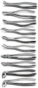 Juego de instrumentos quirúrgicos dentales para adultos de calidad superior Fórceps de extracción de dientes de 10 piezas para una extracción forzada - Product Image 3