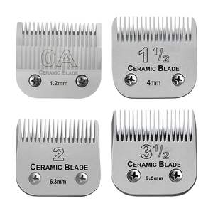 Lames en céramique de rechange détachables pour tondeuses et coupe-cheveux, longueur de coupe de 3/64 po à 3/8 po - Product Image 1