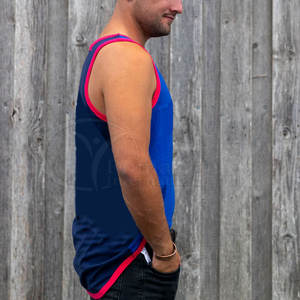 Gilet d'entraînement léger pour homme en coton effiloché – Gilet décontracté confortable sans manches pour l'été - Product Image 5