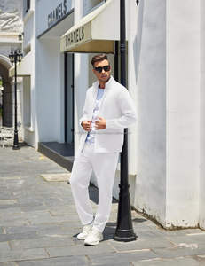 Survêtement personnalisé en polyester 280GSM pour homme, léger, été, sweat à capuche zippé, pantalon de jogging, imprimé camouflage sublimé, tissu à séchage rapide - Product Image 2