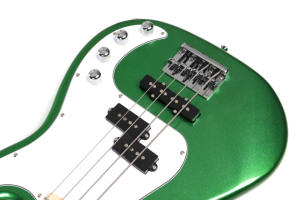 Smiger all'ingrosso corpo in pioppo lucido collo in acero e bullone per tastiera su costruzione G-B7-4 classico verde metallizzato pij bass - Product Image 4