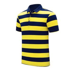 2025 personnalisé hommes affaires mode T-Shirt été respirant à manches courtes Polo séchage rapide tissu imprimé motif hommes polos - Product Image 3