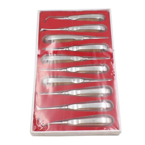 Ensemble d'Élévateurs Dentaires Professionnels de Haute Qualité de 9 Pièces en Acier Inoxydable Instruments Chirurgicaux pour Extraction Dentaire Non Traumatique - Product Image 3