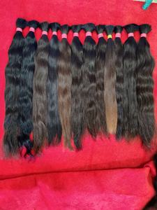 Mejor precio Remy Temple extensiones de cabello humano a granel pelucas indias vietnamitas vírgenes para mujeres negras - Product Image 6