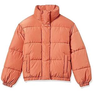Abrigo de burbujas de talla grande para mujer, chaqueta acolchada de terracota, ropa de calle de invierno, abrigos cortos de utilidad, impermeable, cálido, diseño de moda - Product Image 1