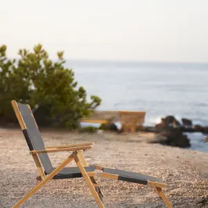 फोल्डेबल बीच लाउंज कुर्सियाँ आउटडोर फर्नीचर फैक्टरी मूल्य आँगन फर्नीचर समुद्री कुर्सियाँ समुद्र तट वियतनाम निर्माता