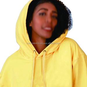 Sudadera Deportiva con Capucha para Mujer, Otoño 2023, Transpirable, Holgada, Corta, para Gimnasio y Entrenamiento, de Algodón y Poliéster - Product Image 2