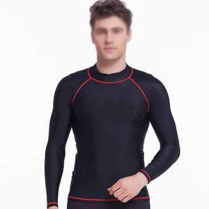 High Quality Custom Compression Performance UPF50+ Quick Dry Breathable <b>Rash</b> <b>Guard</b> <b>Men</b> Full Sleeve OEM Service - Product Image 5