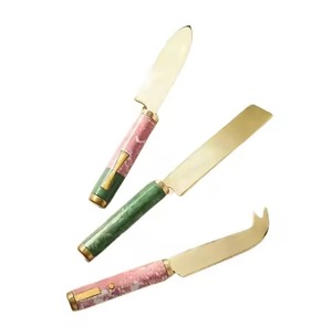 Cortador de herramientas para queso, Mini esparcidor de mantequilla, mango de madera, mango de Metal de acero inoxidable, juego de cuchillos para queso - Product Image 3