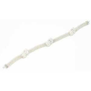 Pulsera de Cadena Jessica de Plata de Ley 925 con Elegante Diseño de Rosas para Regalo - Product Image 4