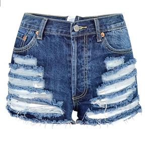 2025 New Arrival <b>Women</b> <b>Denim</b> Jeans <b>Short</b> Sportswear Yoga Workout Outdoor Slim <b>Denim</b> <b>Shorts</b> Breathable - Product Image 5