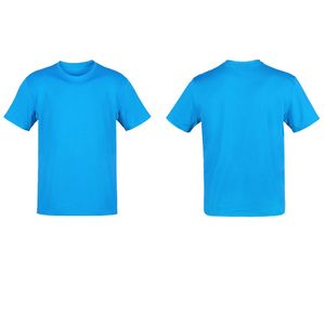 100% respirant coton à manches courtes hommes T-Shirt pas cher en vrac blanc élection T-Shirts couleur unie imprimé motif col uni - Product Image 3