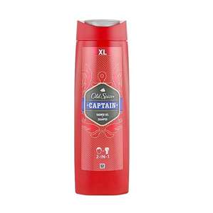 Gel douche et shampoing Old Spice Captain 400 ml, parfum frais longue durée 24h/24 et 7j/7, rouge - Product Image 3