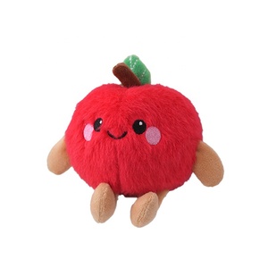 Venta Caliente 2025, Juguetes de Peluche de Frutas Creativos y Lindos Personalizados al por Mayor, Muñecos de Manzana y Plátano, Colgantes, Llaveros, Regalos - Product Image 1