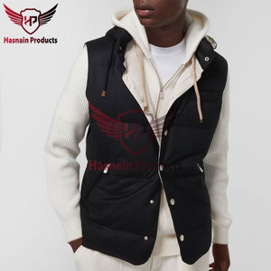 Veste bouffante sans manches pour homme, style décontracté, coupe-vent, qualité supérieure, gilet d'hiver matelassé en nylon 100%, vêtements intérieurs - Product Image 6