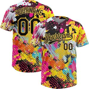 Camiseta de béisbol personalizada, poliéster transpirable, Blanco vintage con botones bordados, uniformes de béisbol y softball - Product Image 1