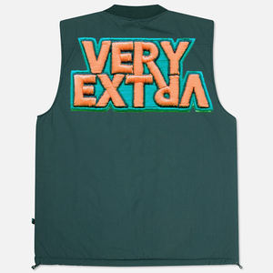 Chaqueta de Invierno Acolchada Unisex con Cuello Alto, Capucha, Resistente al Viento, Ecológica, Personalizable, al por Mayor, sin Mangas - Product Image 4