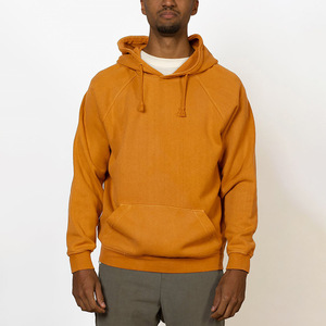 Sweat à capuche en bambou 100% coton pour hommes pull biologique avec logo personnalisé avec cordon de serrage en éponge française pour l'hiver vente en gros - Product Image 1