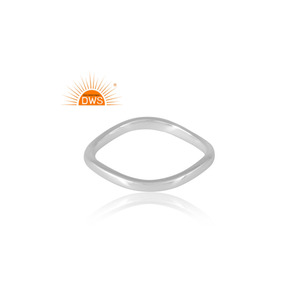 Diseño caliente 925 Anillo de banda de plata Diseño personalizado Joyería para mujeres Regalo para ella - Product Image 1