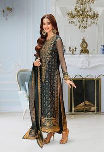Latest New Pakistani 3-Piece Chiffon Collection for Women Best Quality Bridal Party Wear Salwar Kameez Customized Color - Product Image 3